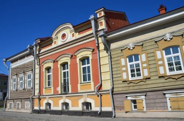 Irkutsk, Rusya, Ağustos, 29, 2017. 3-go Temmuz, ev 21 b. sokakta 130 m çeyreğinde eski Müzesi, Irkutsk bölgesel müze Şubesi 