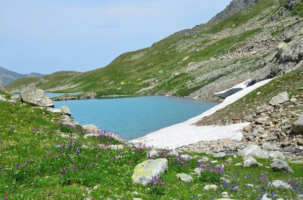 Rusia Cáucaso Occidental Lago Imeretinskoye Verano —  Fotos de Stock