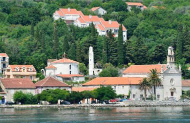  Kotor Körfezi, antik kenti Prcanj, Karadağ