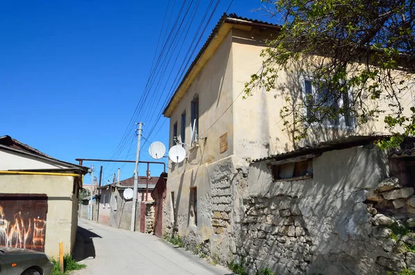 Bahçesaray Kırım Nisan 2017 Eski Şehirde Caddelerinden Biri — Stok fotoğraf