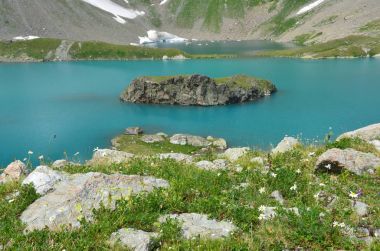 Rusya, Batı Kafkasya, Imeretinskoye Gölü yaz aylarında