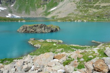 Rusya, Batı Kafkasya, Imeretinskoye Gölü yaz aylarında