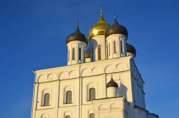 Pskov Kremlin Avec Cathédrale Trinité Russie — Photo