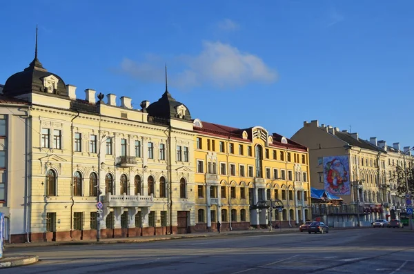 Pskov Russie Décembre 2017 Voitures Sont Sur Place Octobre Oktyabrskaya — Photo