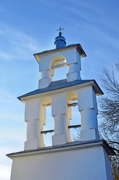 Fragment Église Nikola Yavlennyy Sur Rue Nekrasov Pskov Russie — Photo