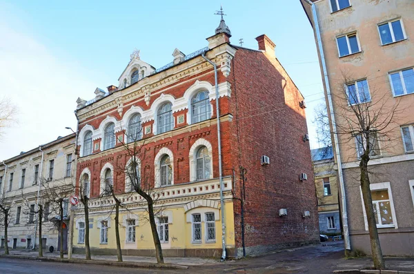 Δημοτικό Συμβούλιο Στην Οδό Γκόγκολ Στο Pskov 1901 Έτος Κατασκευής — Φωτογραφία Αρχείου