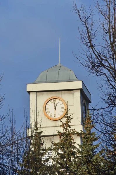 Pskov Russia Clock Tower — Stock Photo, Image