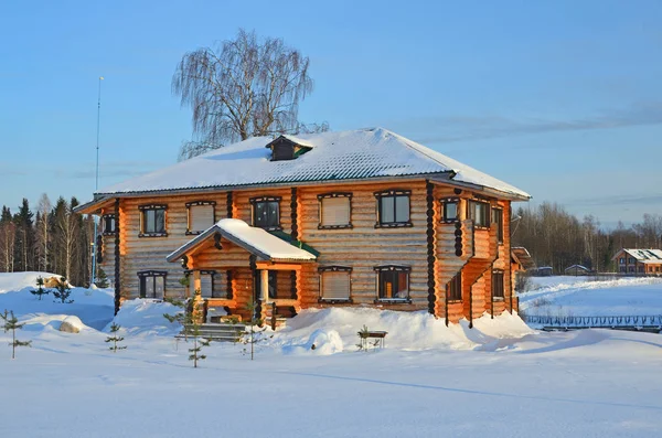 Markomusy Arkhangelsk Region Plesetsk District Ryssland Februari 2018 Fritidsgården Markomusy — Stockfoto