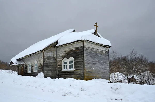 Arkhangelsk Region Kargopol District Village Gar Chapel Holy Virgin Presvyataya — Stock Photo, Image