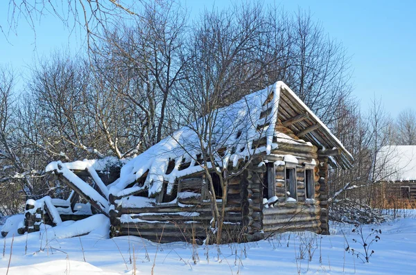 Rusia Región Arkhangelsk Distrito Plesetsk Los Habitantes Abandonaron Pueblo Mikhailovskoye —  Fotos de Stock