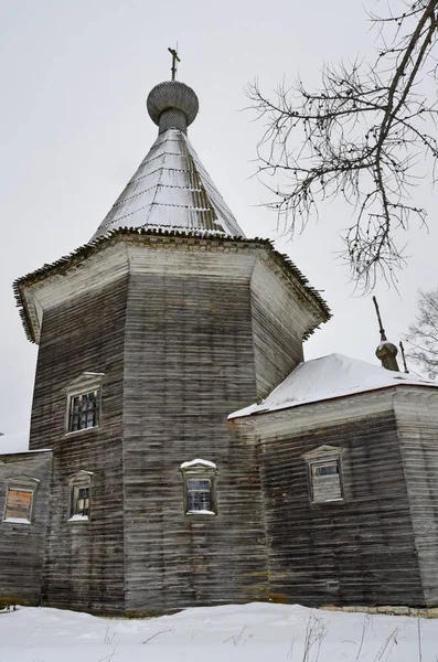 Rusland Archangelsk Regio Kargopol District Dorp Oshevensky Pogost Kerk Van — Stockfoto