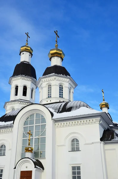 Igreja Suposição Mãe Deus Igreja Uspenskaya Arkhangelsk Rua Loginov Rússia — Fotografia de Stock
