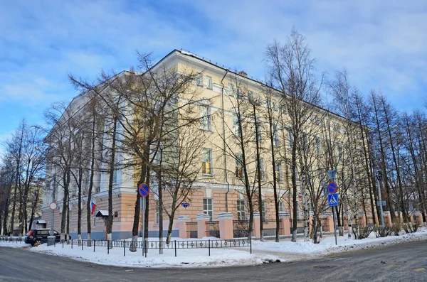 Arkhangelsk Russia February 2018 Monument Urban Planning Architecture Building Technical — Stock Photo, Image