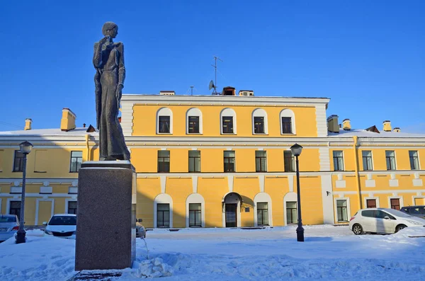 San Petersburgo Rusia Fabruario Agosto 2018 Monumento Anna Akhmatova San —  Fotos de Stock