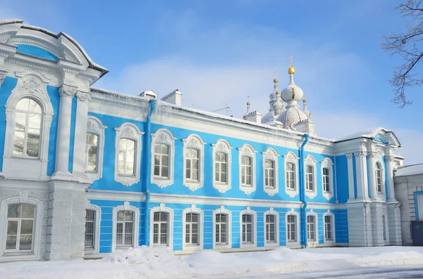 Russland Heiliger Petersburg Stinkiges Kloster Wintertag — Stockfoto