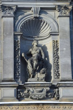 St Petersburg, Rusya, Şubat, 27, 2018. Baron A. L. Shtiglitz teknik resim Solyanoy pereulok, 15 içinde müze Orta okulu. Mimari ayrıntılar
