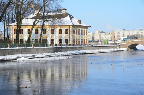 Petersburg Ryssland Februari 2018 Fragment Den Sommaren Palace Peter Stort — Stockfoto