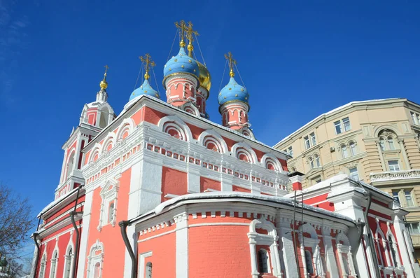 Chiesa San Giorgio Sulla Strada Varvarka Mosca Sulla Collina Pskovskaya — Foto Stock