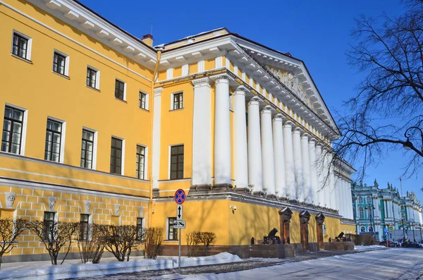 Das Admiralsgebäude Winter Heiligem Petersburg Jahrhundert Erbaut — Stockfoto