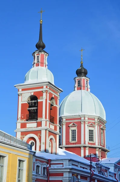 Kirche Des Großen Märtyrers Und Heilers Panteleimon Auf Der Straße — Stockfoto