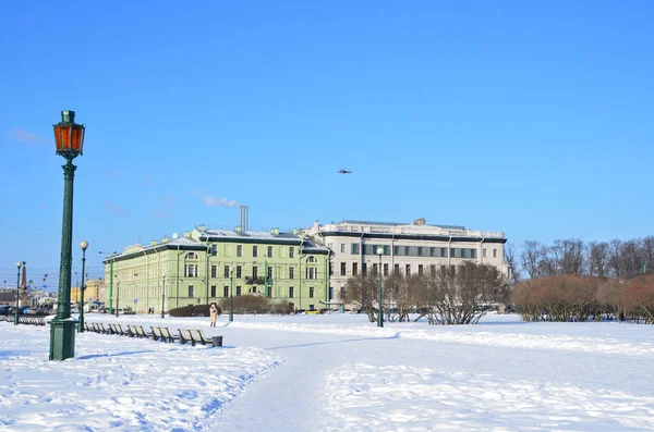 Heiliger Petersburg Marsovo Pole Winter Einem Klaren Tag — Stockfoto