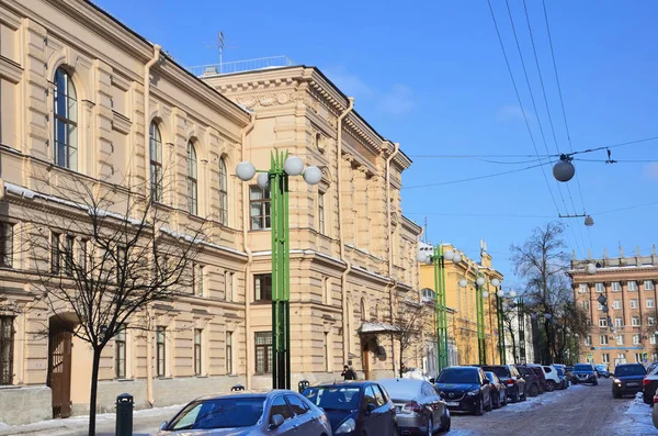 São Petersburgo Rússia Fevereiro 2018 Escola Central Desenho Técnico Barão — Fotografia de Stock