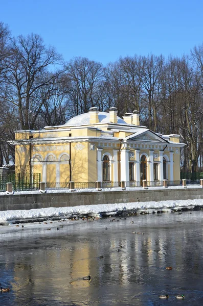 Petersburg Russland Februar 2018 Heiliger Petersburg Kaffee Kofeyny Haus Damm — Stockfoto