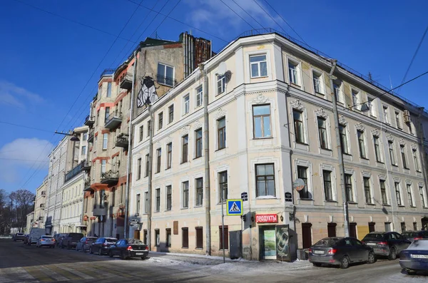 Saint Pétersbourg Russie Février 2018 Immeuble 1879 Année Construction Architecte — Photo