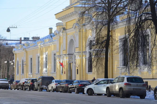 Санкт Петербург Росія Лютого 2018 Році Будівля Знаходиться Перетині Solyanoy — стокове фото