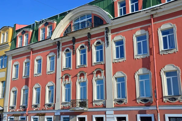 Petersburg Ryssland Februari 2018 Hus Banvallen Fontankafloden Huset Olsufievs Talet — Stockfoto