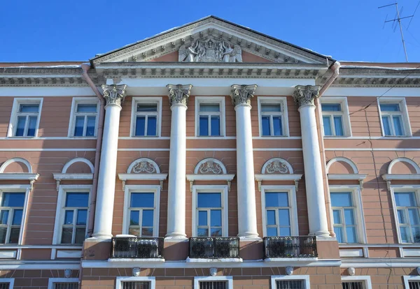 Petersburg Ryssland Februari 2018 Banvallen Fontankafloden Hus Huset Pashkov Herrgården — Stockfoto