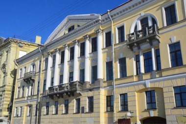 St Petersburg, Rusya, Şubat, 27, 2018. Arabalar P. V. Neklyudov - Vadkovskaya - A. N. Golitsyn - Cdb 