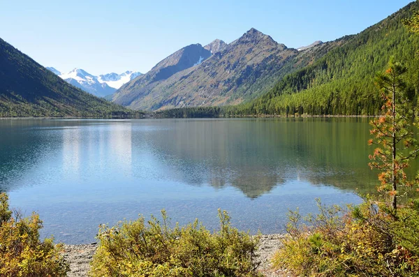 Russia, Altai territory, Ust-Koksinsky district,  the lower Multinskoye lake