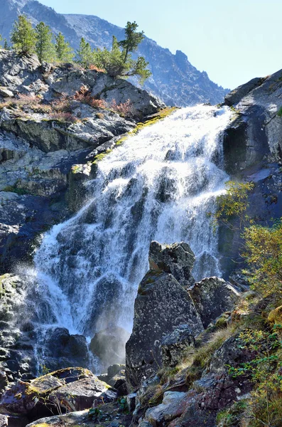 Waterfall Kuyguk. The Altai Mountains