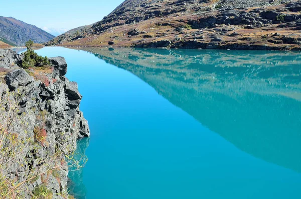 Rússia Montanhas Altai Lago Acchan Akchan Setembro — Fotografia de Stock