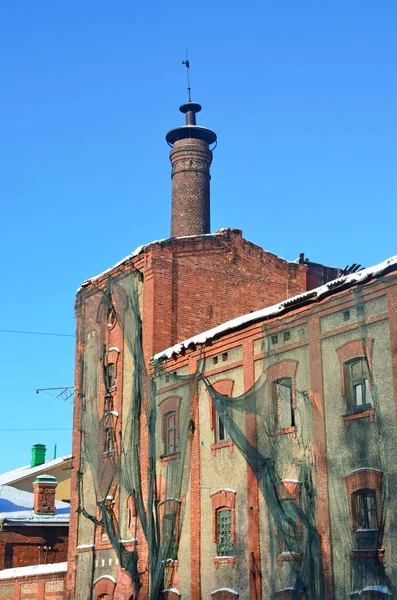 Arkhangelsk Russia Febbraio 2018 Monumento Pianificazione Urbana Architettura Edificio Principale — Foto Stock