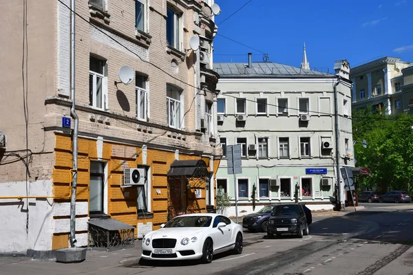 Simferopol Ryssland April 2017 Moskva Historisk Byggnad Adress Rostovsky Pereulok — Stockfoto