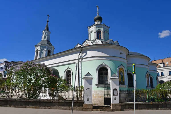 Rusia Moscú Iglesia Exaltación Cruz Chistyy Vrazhek Mayo — Foto de Stock