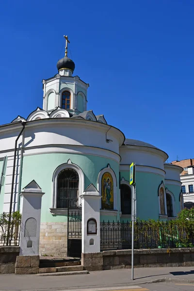 Rusya Moskova Chistyy Vrazhek Içinde Çarmıhta Yüceltme Kilisesi Olabilir — Stok fotoğraf
