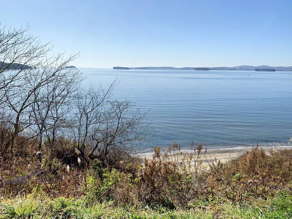 Vladivostok Bahía Patrokl Otoño Bahía Ussuri Del Mar Japón — Foto de Stock