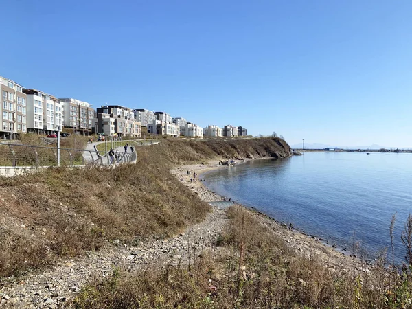 Vladivostok Russia October 2019 Modern Residential Complex Bay Patroclus Patrokl — ストック写真