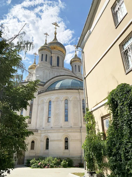 Ryssland Moskva Sretensky Stavropegial Kloster För Män Kyrkan Nya Martyrerna — Stockfoto