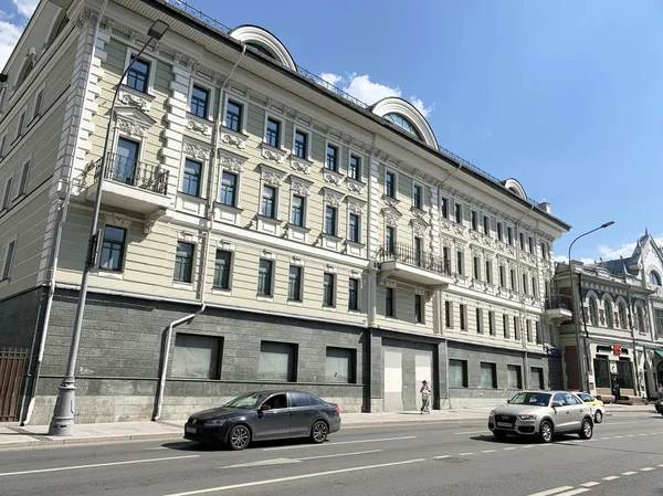 모스크바 러시아 2019 모스크바 스레텐스키 건물1 볼샤야 루비앙카 주거용 아파트 — 스톡 사진