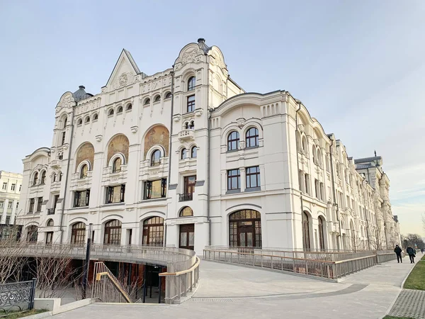Moscou Rússia Novembro 2019 Edifício Museu Politécnico Foi Construído 1872 — Fotografia de Stock