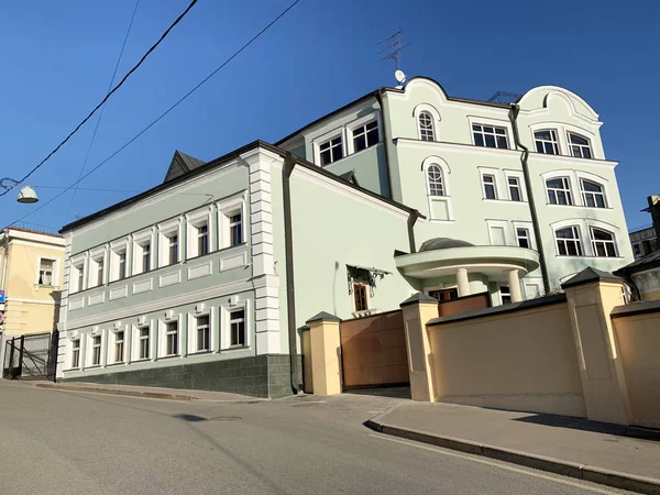 Moscow Russia November 2019 Historical Building Address Maly Ivanovsky Lane — Stock Photo, Image