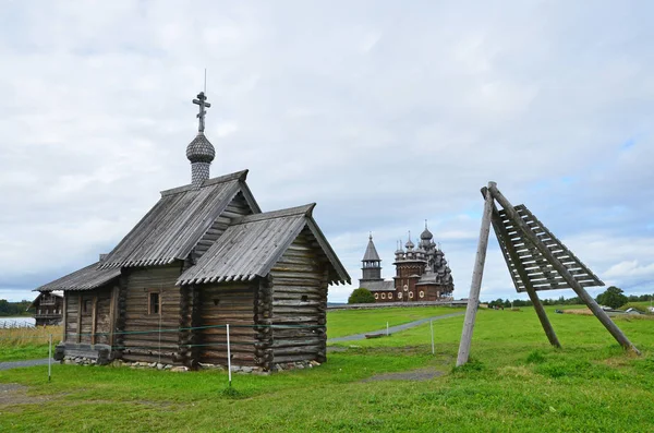Russie Carélie Eglise Résurrection Lazare Kizhi Dans Une Journée Nuageuse — Photo
