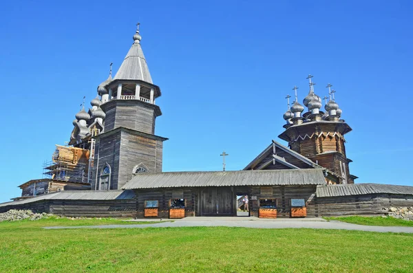 Ancient Kizhi Autumn Sunny Day Russia — Stock fotografie