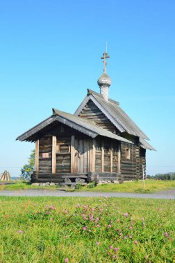 Rusya, Karelia. Eylül 'de Lazarus' un Dirilişi Kilisesi