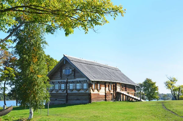 Kizhi Karelia Září 2015 Sergejevův Dům Vesnice Logmoruchey 1908 1910 — Stock fotografie