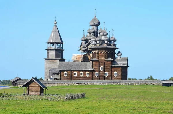 Panorama Kizhi Inn Podzim Rusko — Stock fotografie